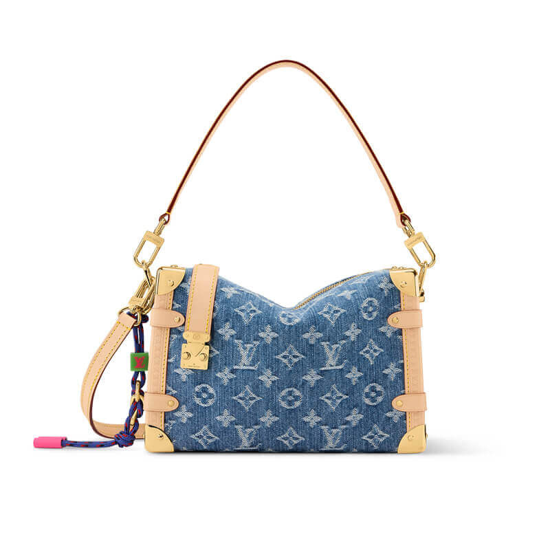 L0vis Vvtt0n Side Trunk MM M27450 Blue Denim