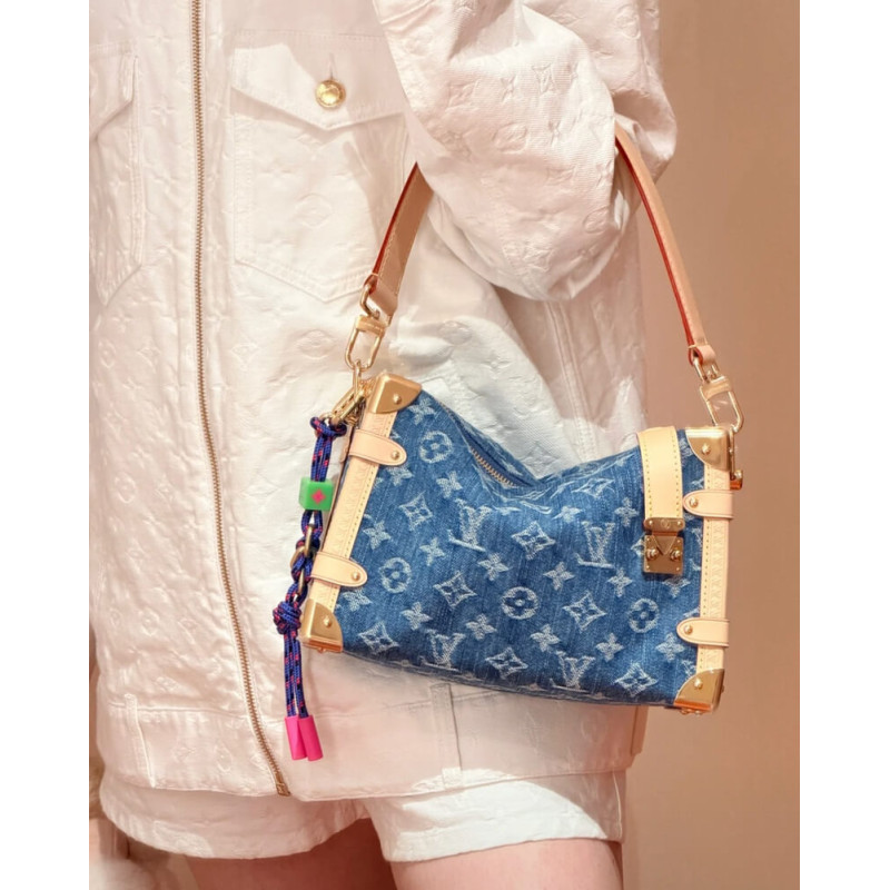 L0vis Vvtt0n Side Trunk MM M27450 Blue Denim