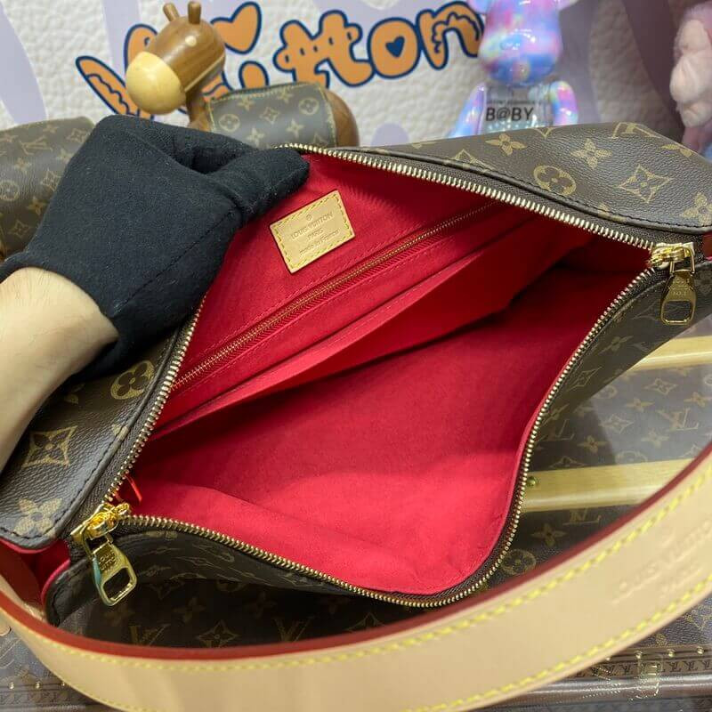 L0vis Vvtt0n Monogram Canvas Slouchy MM M12098