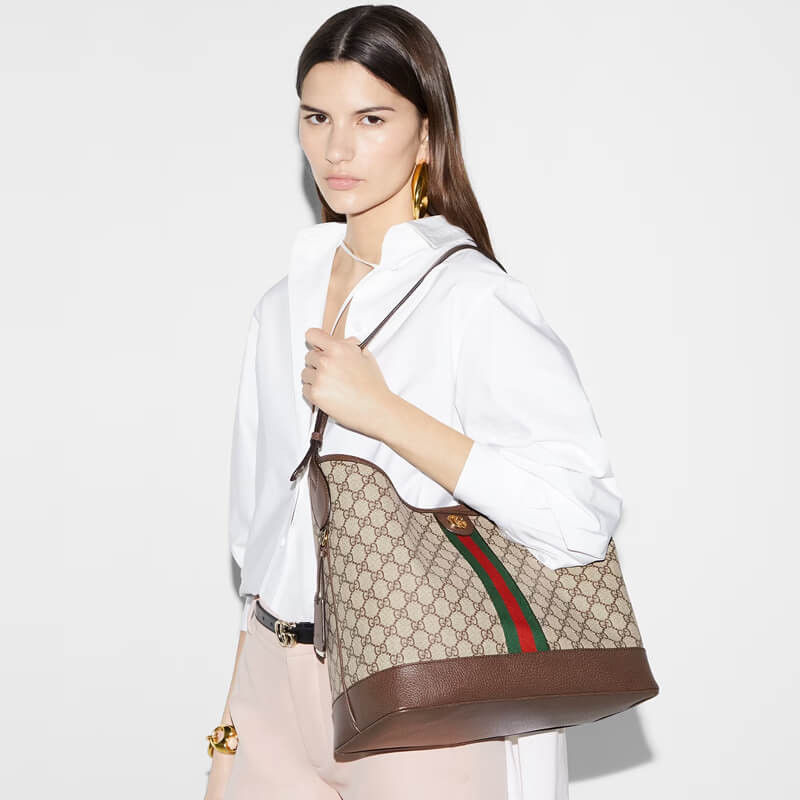 Gvc*1 Ophidia Medium Bucket Bag