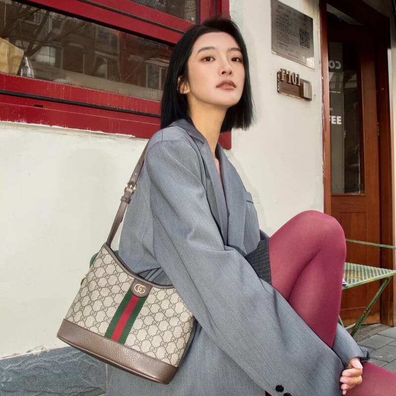 Gvc*1 Ophidia Small Bucket Bag