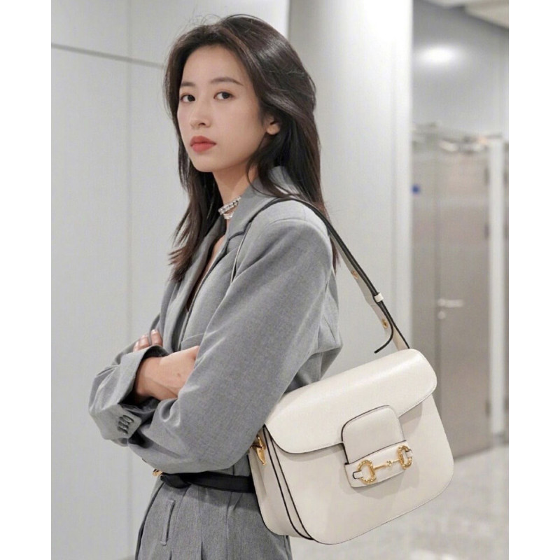 Gvc*1 Horsebit 1955 Small Leather Shoulder Bag