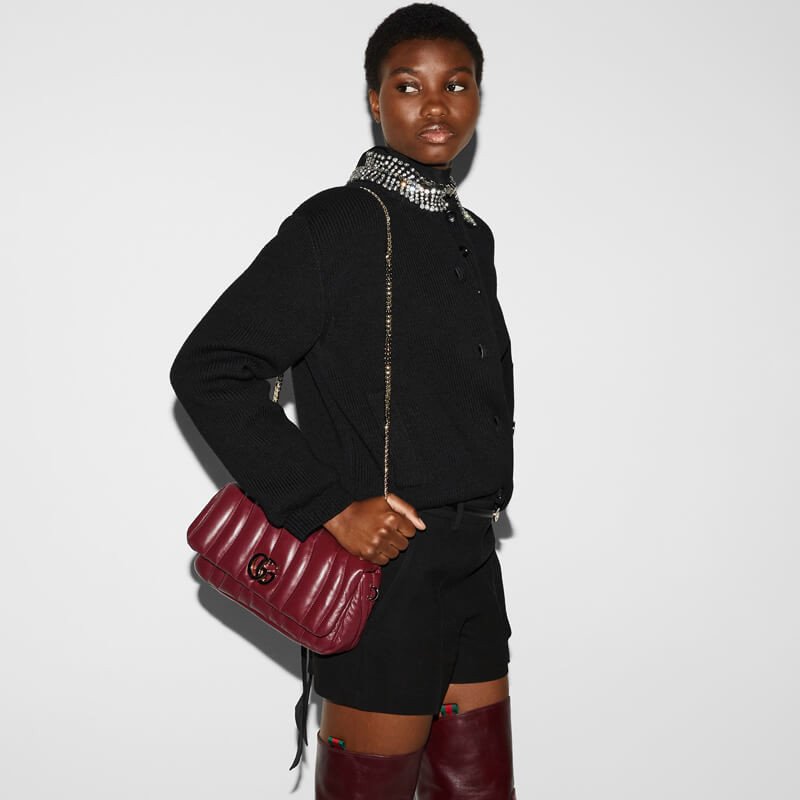 Gvc*1 milano mini puffy quilted leather