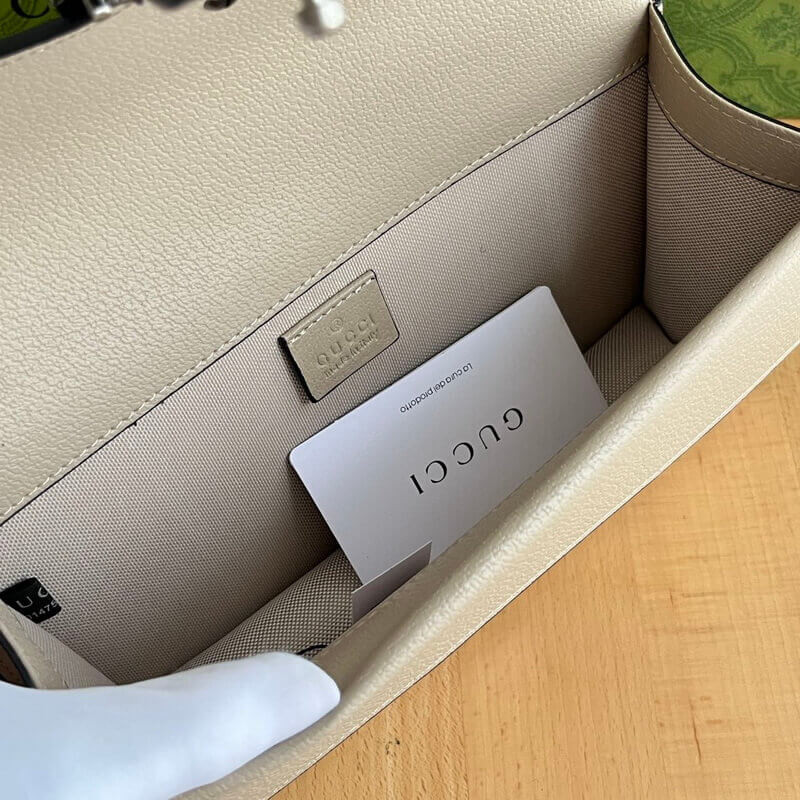 Gvc*1 dionysus beige and white canvas 25x14cm