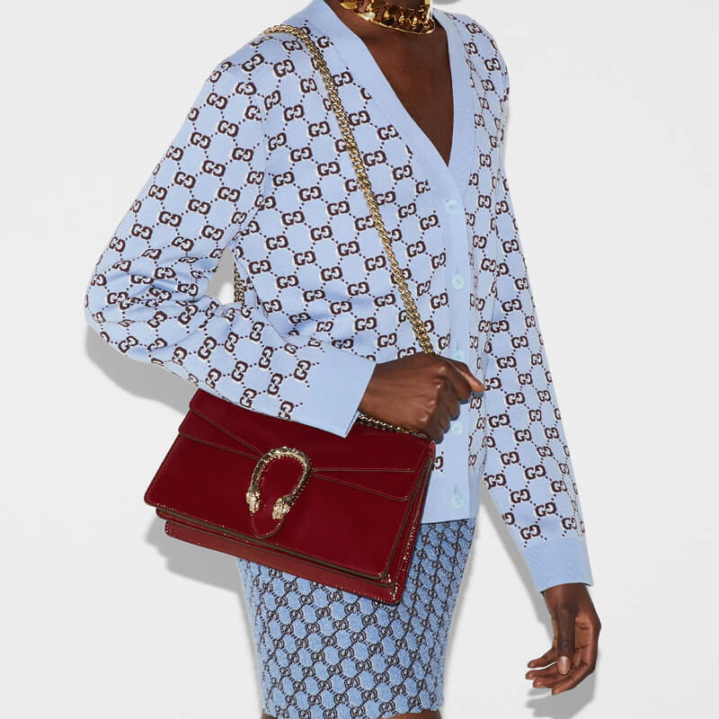 Gvc*1 dionysus patent leather 28x16cm