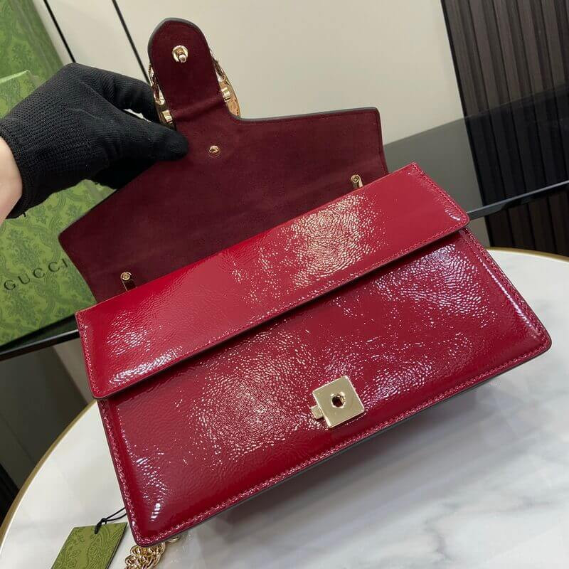 Gvc*1 dionysus patent leather 28x16cm