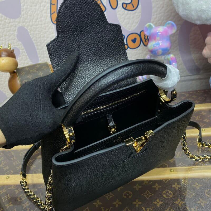 L0vis Vvtt0n Capucines 27cm Black