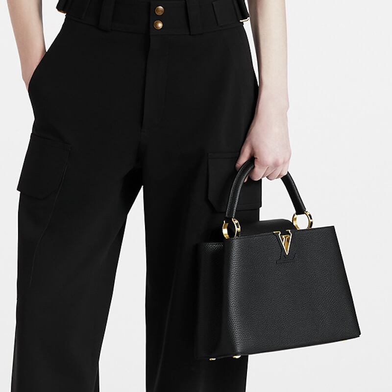 L0vis Vvtt0n Capucines 31cm Black