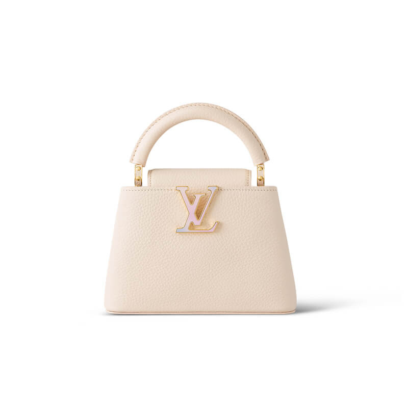 L0vis Vvtt0n Capucines Mini Quartz White