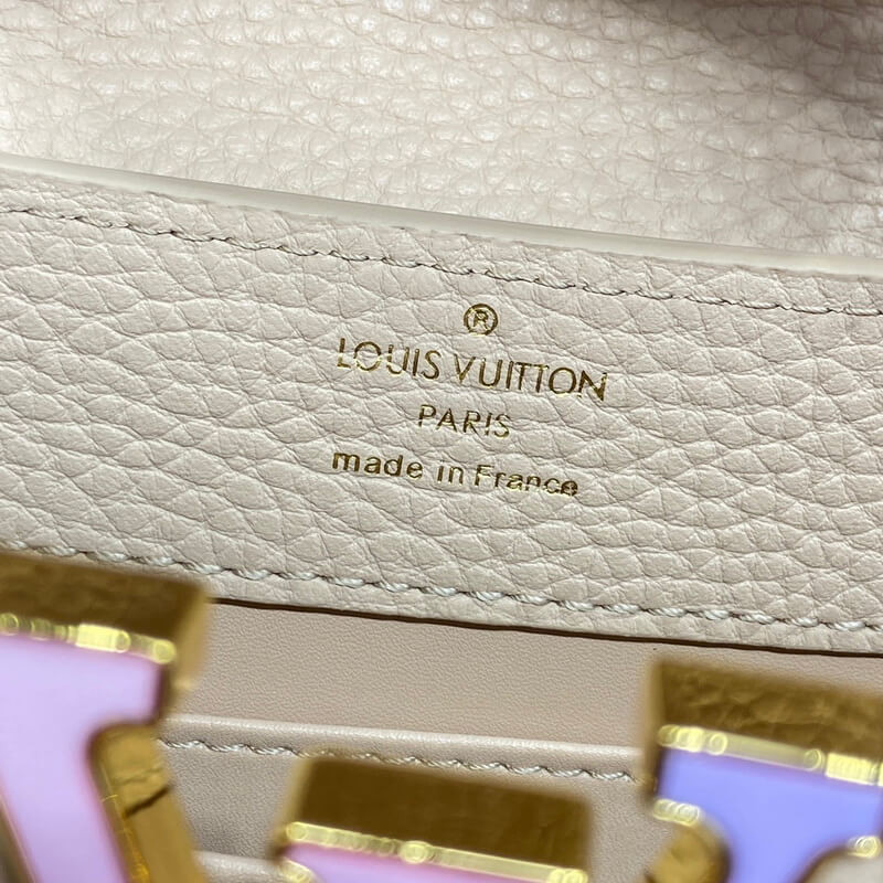 L0vis Vvtt0n Capucines Mini Quartz White