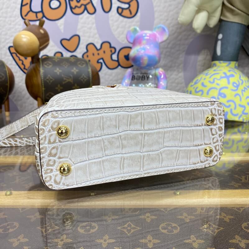 L0vis Vvtt0n Crocodilien Capucines Mini Bag