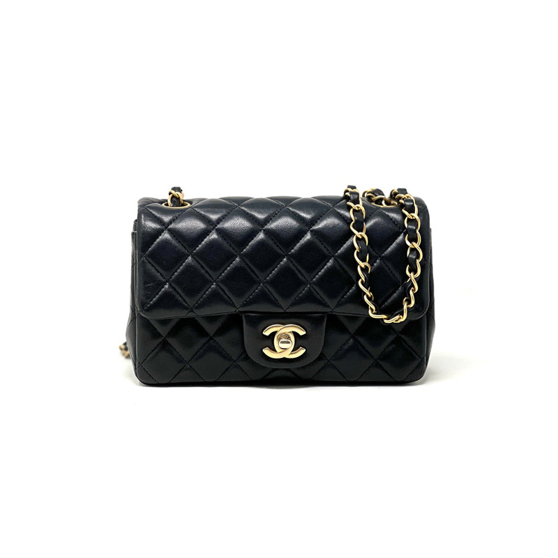 Ch**el Lambskin Mini Flap Bag A01116