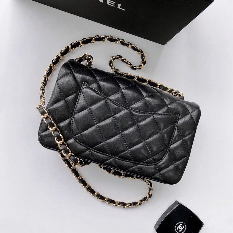 Ch**el Lambskin Mini Flap Bag A01116