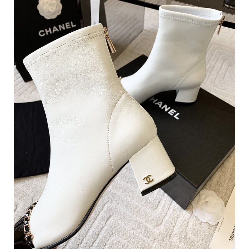 Ch**el Chunky Heel Short Boots