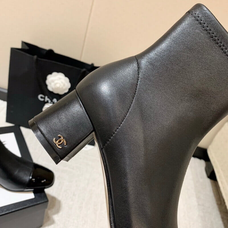 Ch**el Chunky Heel Short Boots