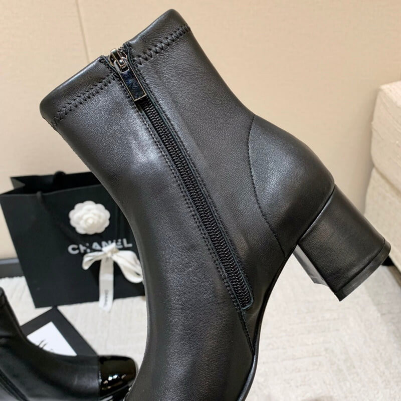 Ch**el Chunky Heel Short Boots