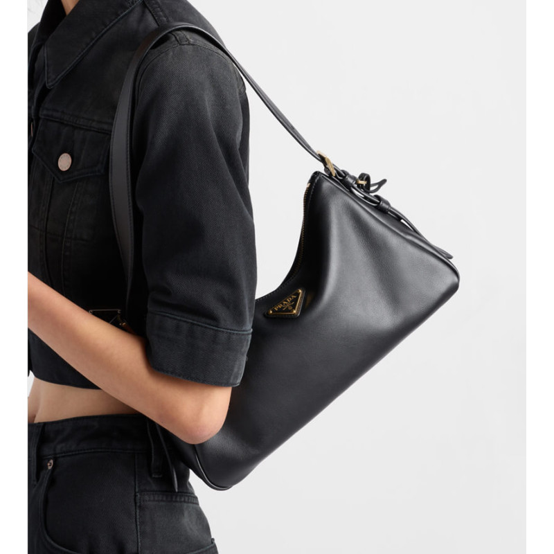 Pra*a Aimée medium leather shoulder bag