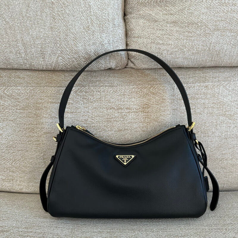 Pra*a Aimée medium leather shoulder bag