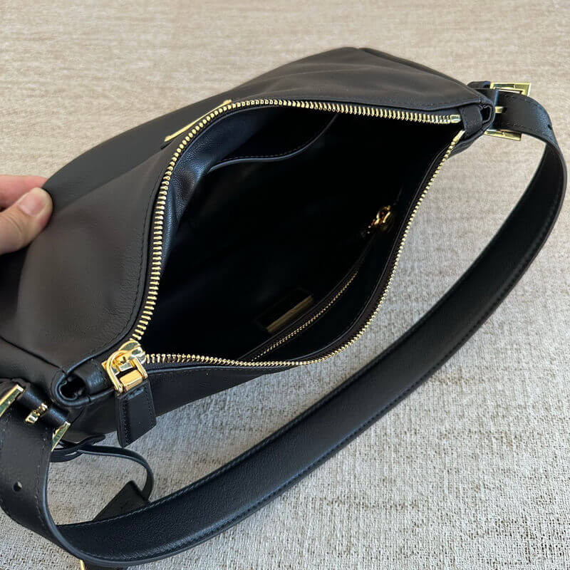 Pra*a Aimée medium leather shoulder bag