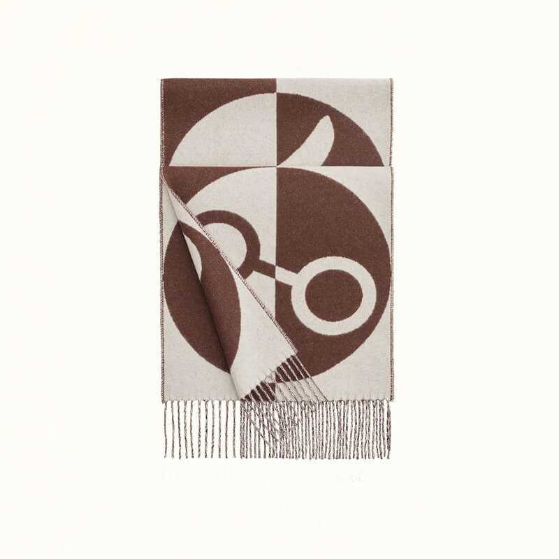 H**me5 Casaque Charms Muffler Chocolat