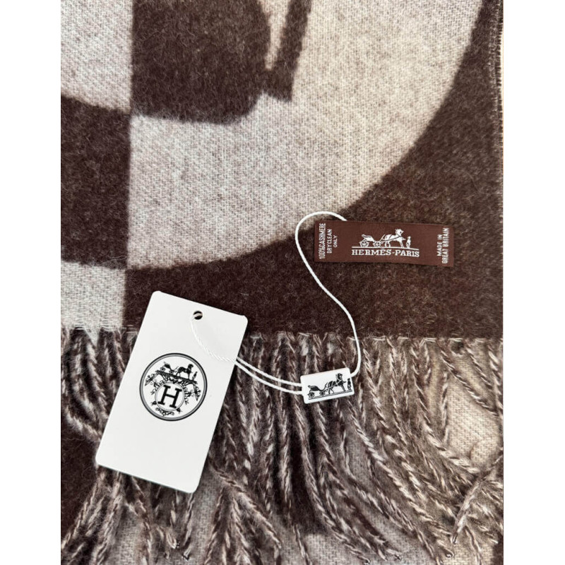 H**me5 Casaque Charms Muffler Chocolat