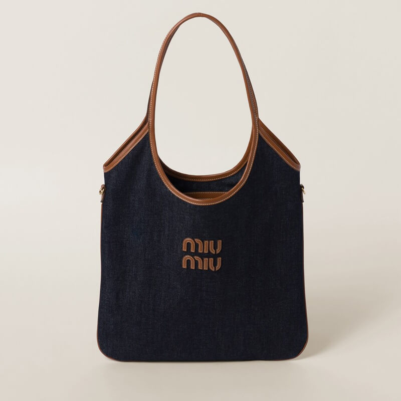 Miu Miu Ivy Demin Tote Bag