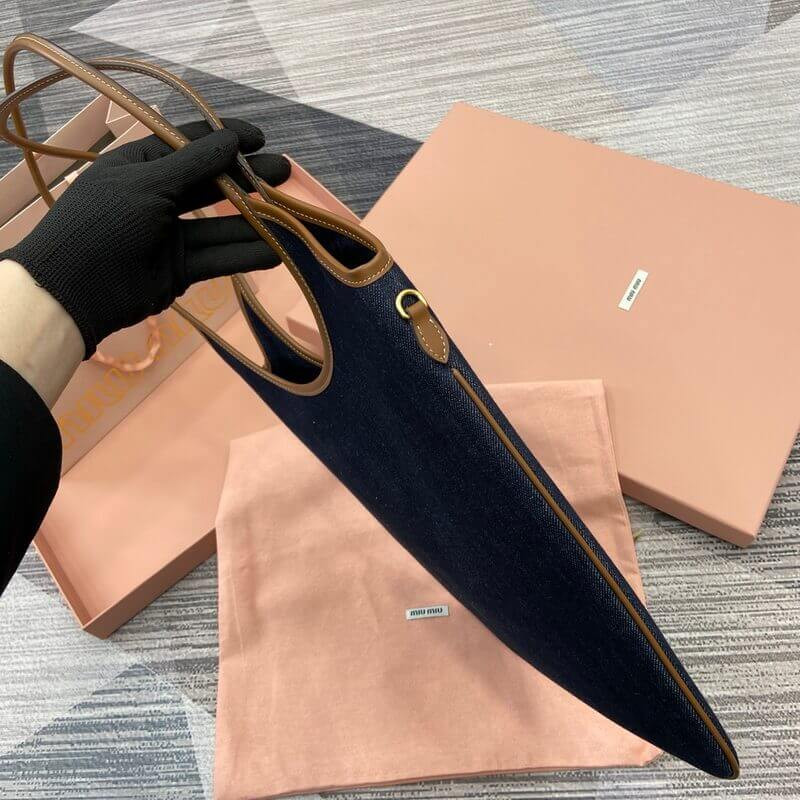 Miu Miu Ivy Demin Tote Bag