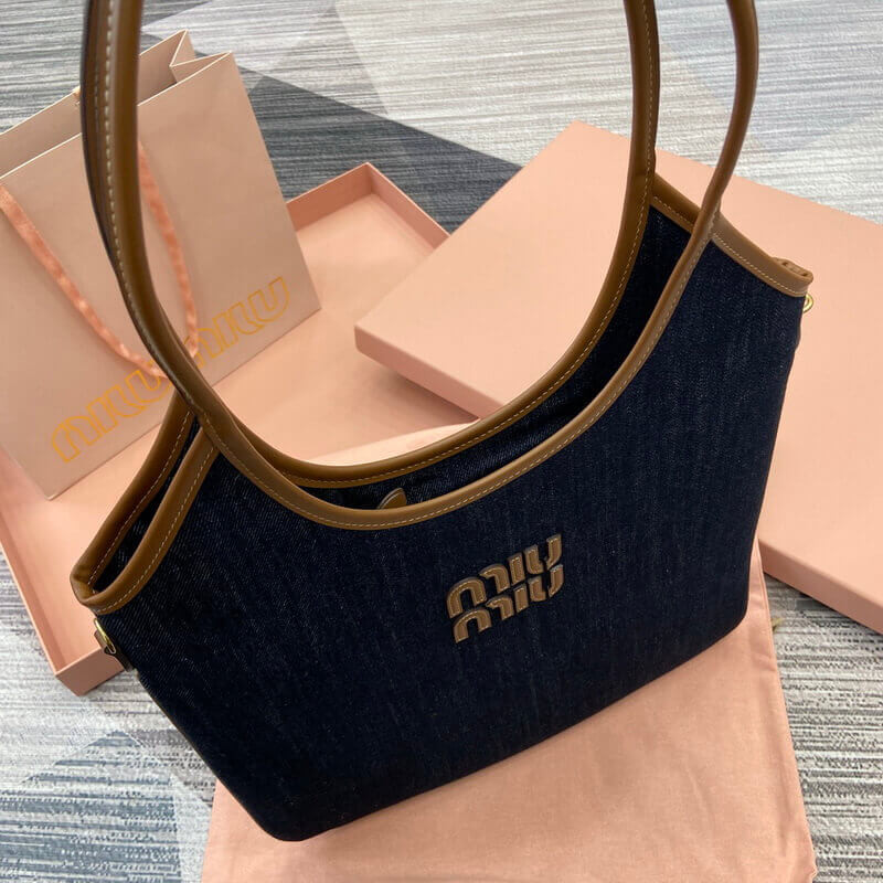 Miu Miu Ivy Demin Tote Bag