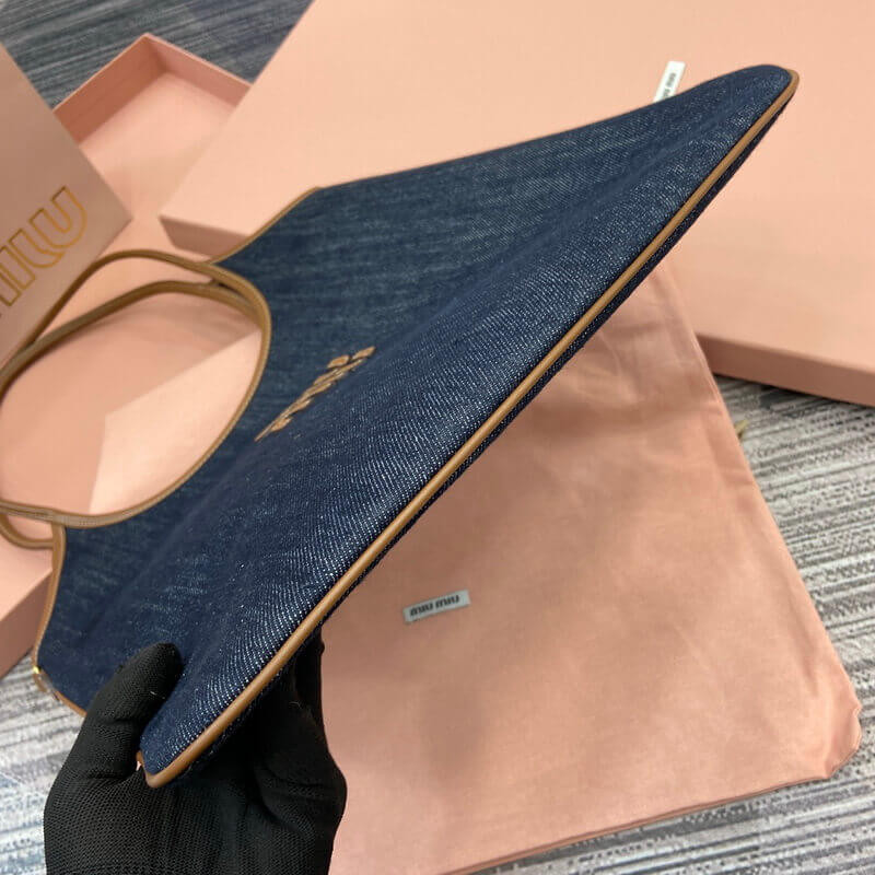 Miu Miu Ivy Demin Tote Bag