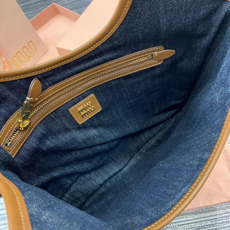 Miu Miu Ivy Demin Tote Bag