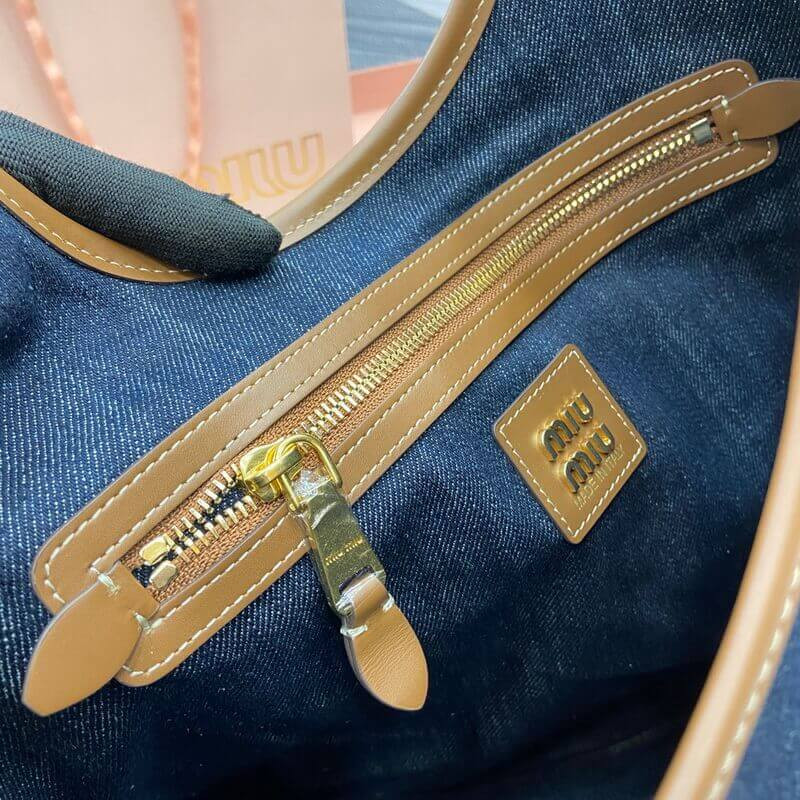 Miu Miu Ivy Demin Tote Bag