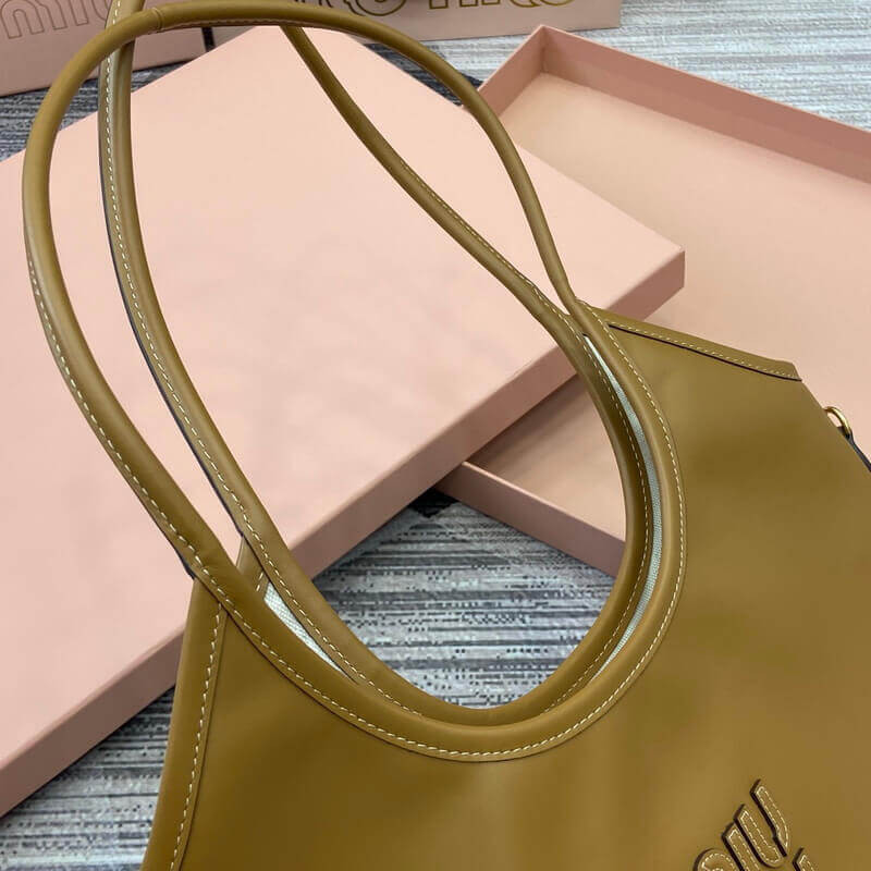 Miu Miu Ivy Leather Tote Bag