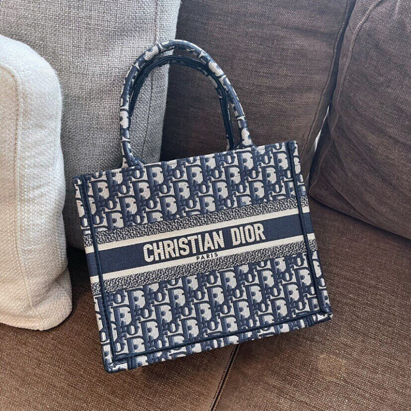 D10r Book Tote Small Canvas Blue