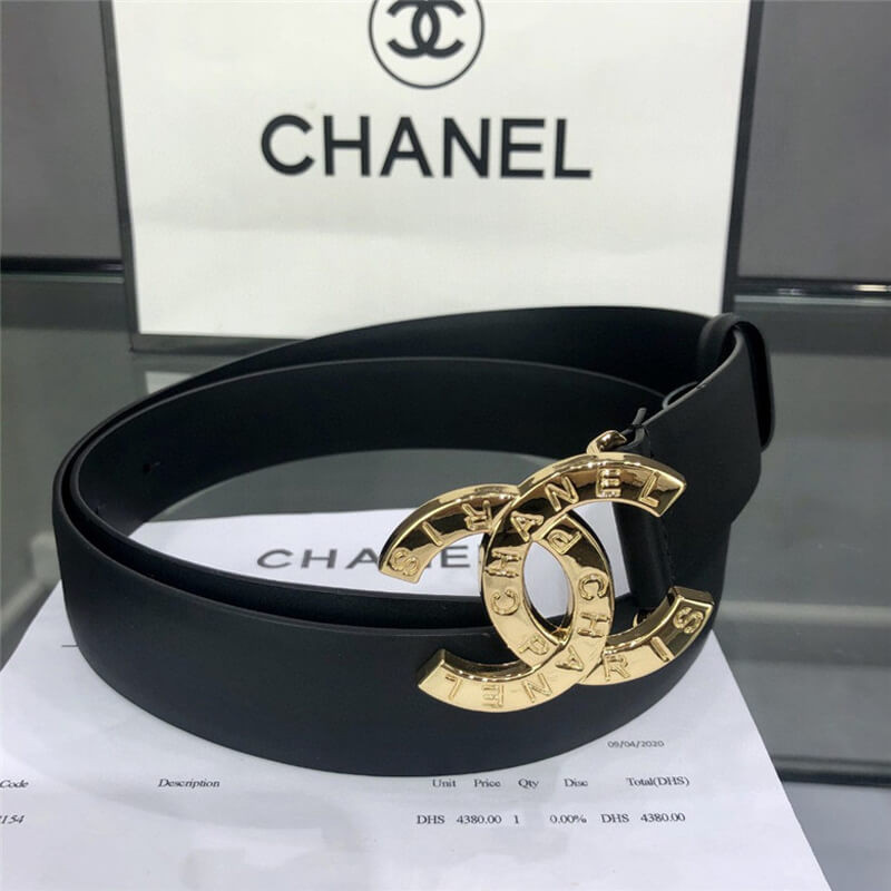 Ch**el Belt With Double C Buckle AA6894