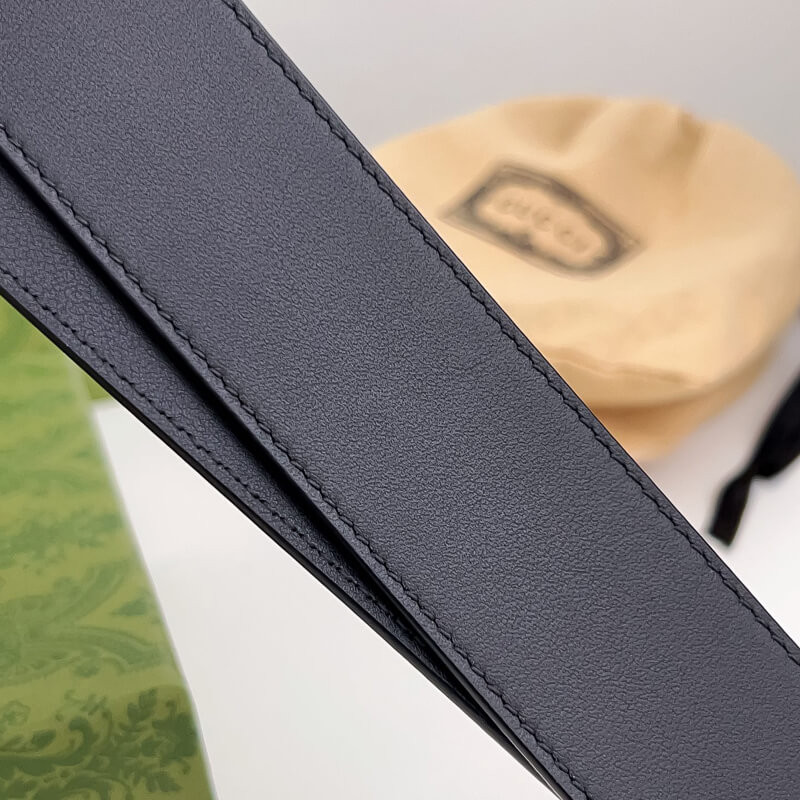 Gvc*1 Black Double G Pearl 40mm Belt 453260