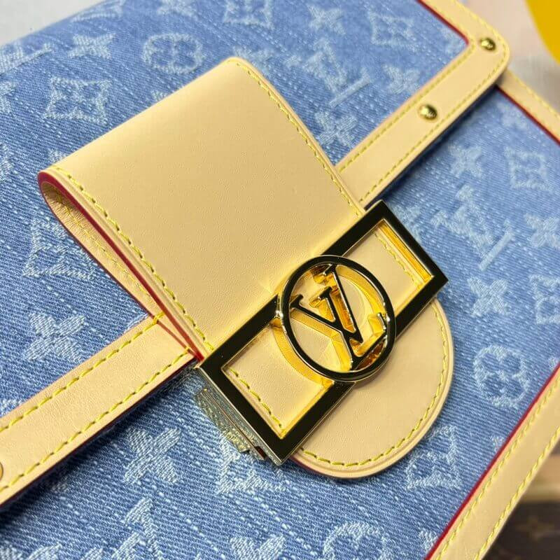 L0vis Vvtt0n Dauphine Soft GM M13319 Denim Blue