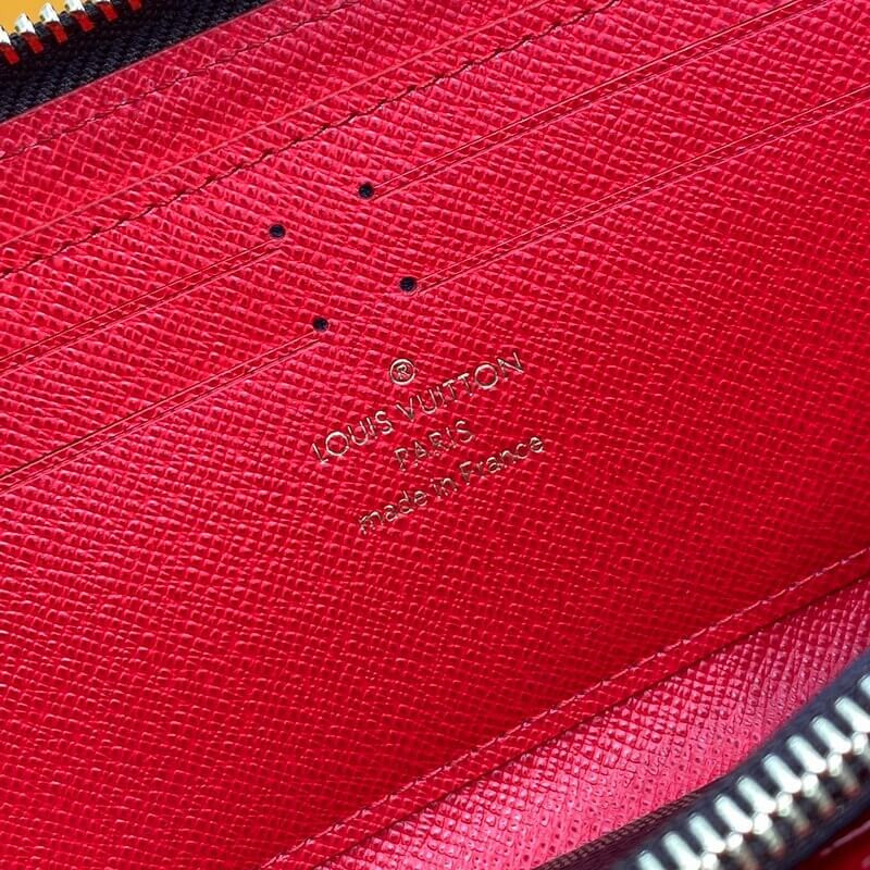 L0vis Vvtt0n Damier Ebene Canvas Clémence Wallet N60534