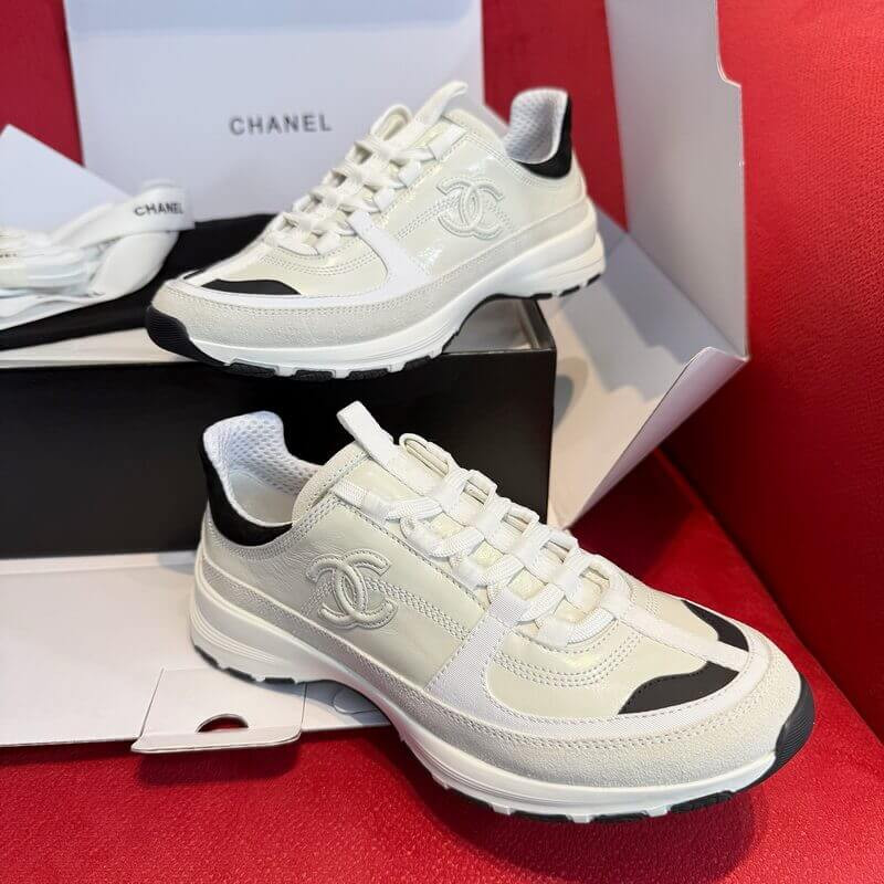 Ch**el Métiers D’Art Sneakers White & Black