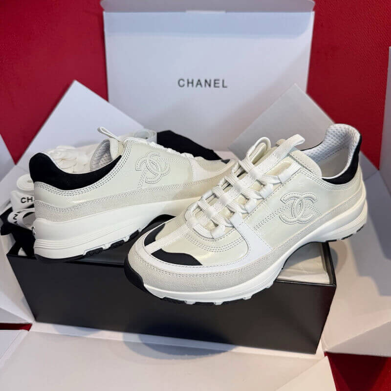 Ch**el Métiers D’Art Sneakers White & Black