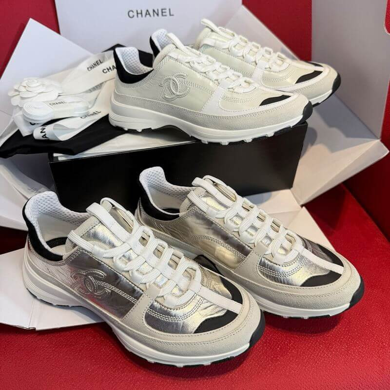 Ch**el Métiers D’Art Sneakers White & Black