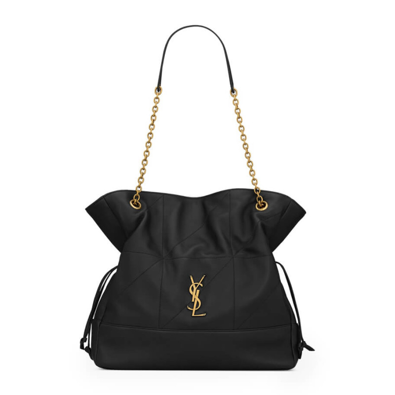 Sa1nt Lau*nt Large Leather Jamie 4.3 Shoulder Bag Black