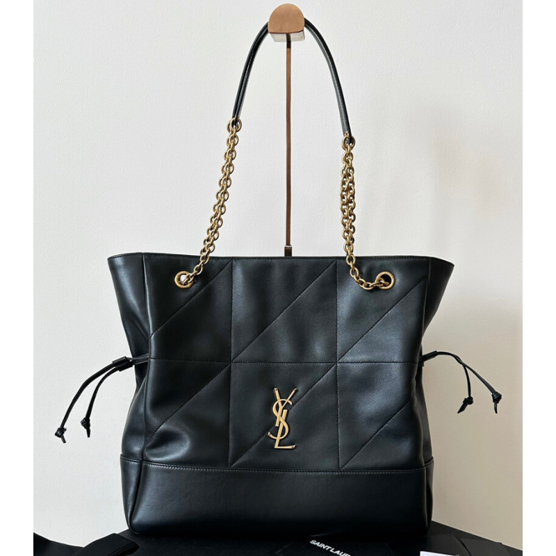 Sa1nt Lau*nt Large Leather Jamie 4.3 Shoulder Bag Black