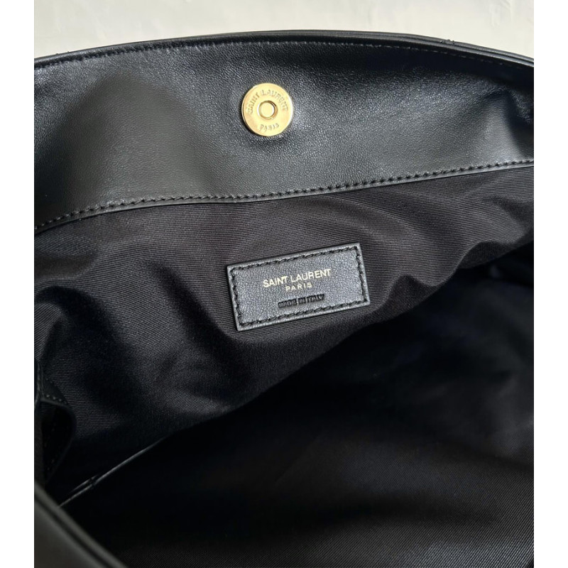 Sa1nt Lau*nt Large Leather Jamie 4.3 Shoulder Bag Black