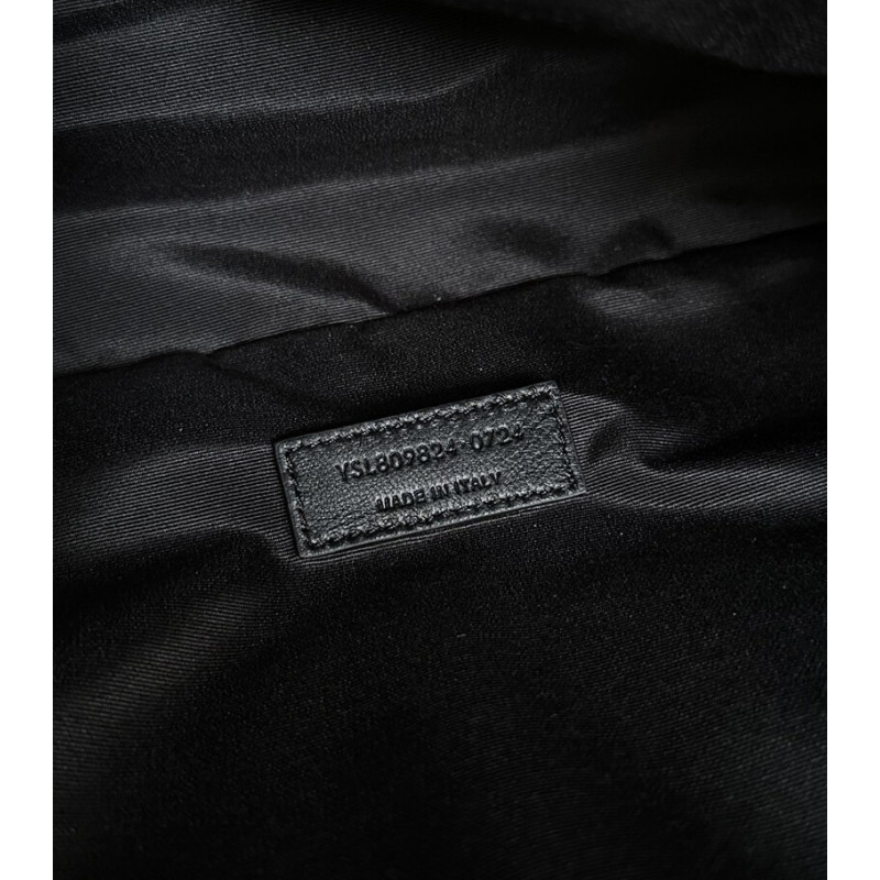 Sa1nt Lau*nt Large Leather Jamie 4.3 Shoulder Bag Black