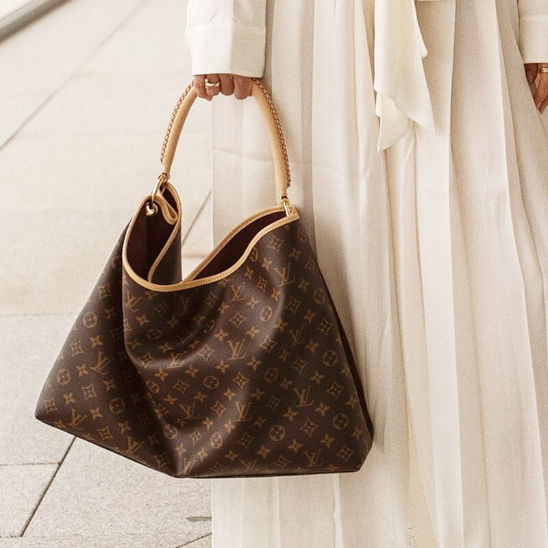 L0vis Vvtt0n Monogram Canvas Artsy Again Hobo M25877