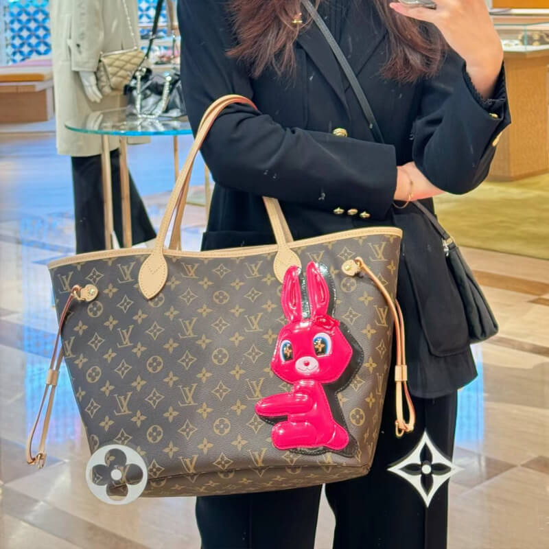 L0vis Vvtt0n x Sun Yitian Monogram Rabbit Neverfull MM M47200